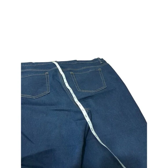 Gloria Vanderbilt Amanda Straight Leg Women's size 20W  Dark Wash Blue Denim - Picture 6 of 9